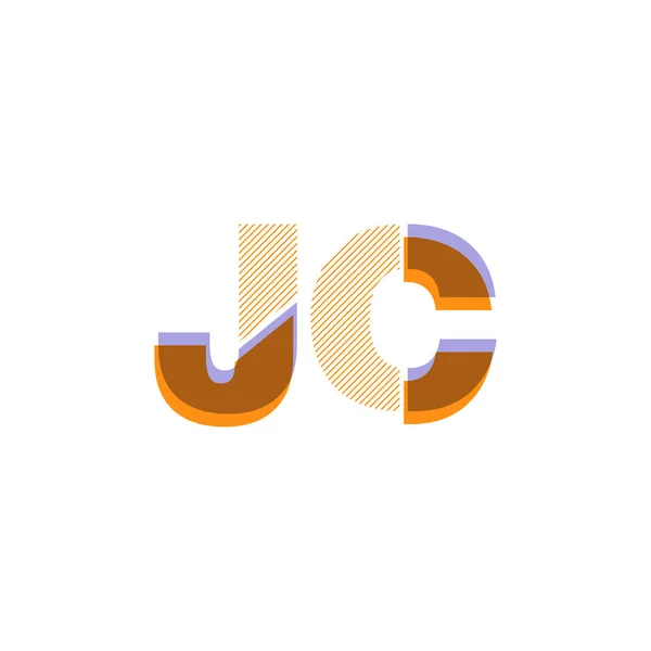 Совместные письма логотип — стоковый вектор