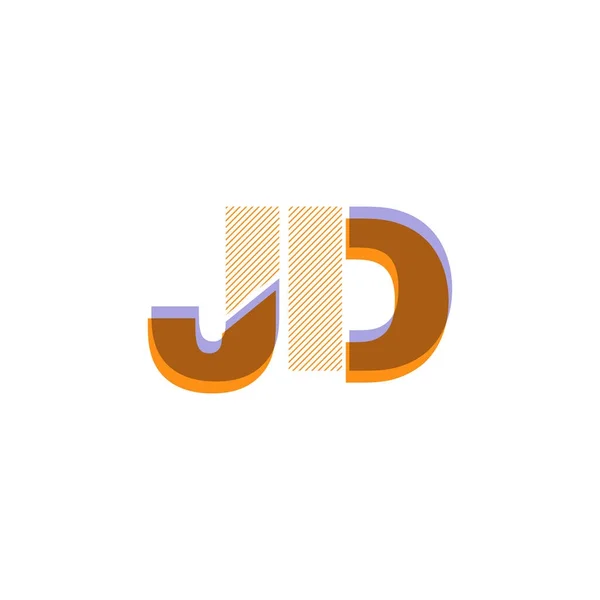 Joint letters logo — Stock Vector