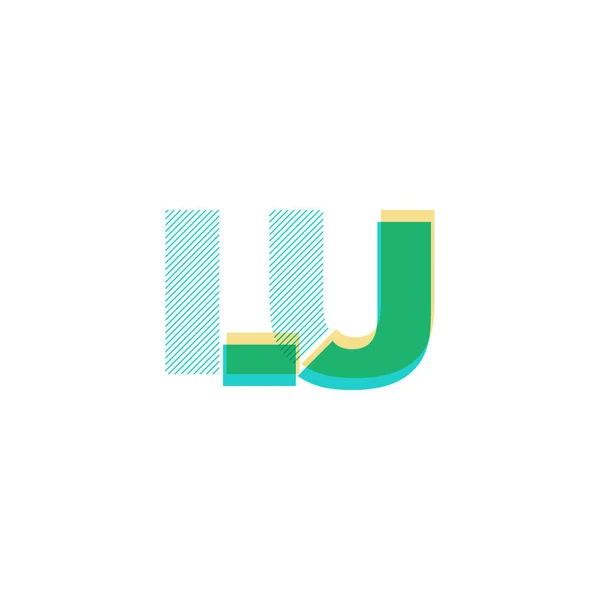 Wspólne logo litery Lu — Wektor stockowy