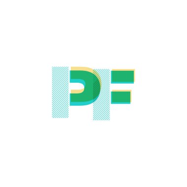 PF satır logo vektör çizim