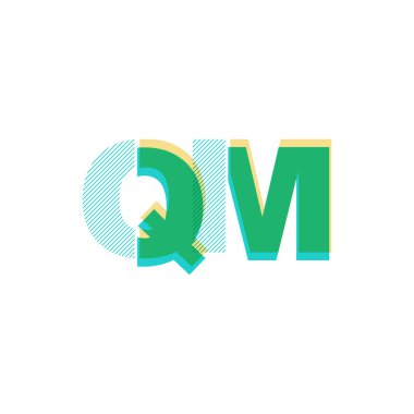 QM satır logo vektör çizim