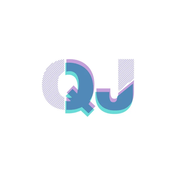 Векторная Иллюстрация Логотипа Qjj Line — стоковый вектор
