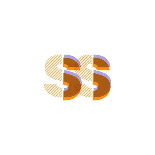 Vektorové Ilustrace Design Vícebarevného Společných Písmen Logo — Stockový vektor