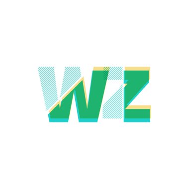 WZ satır logo vektör çizim
