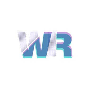 WR satır logo vektör çizim