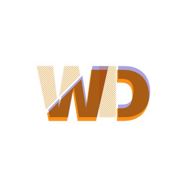WD satır logo vektör çizim