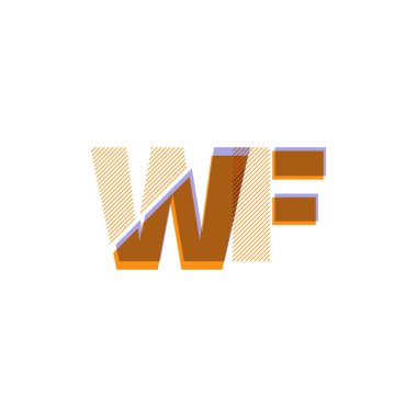 WF satır logo vektör çizim