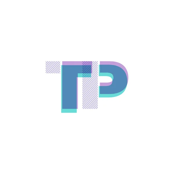 Logo ligne Tp — Image vectorielle