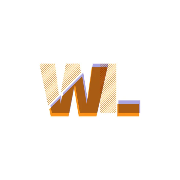 Línea Logo Vector Ilustración — Vector de stock