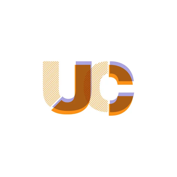 Logotipo da linha Uc —  Vetores de Stock