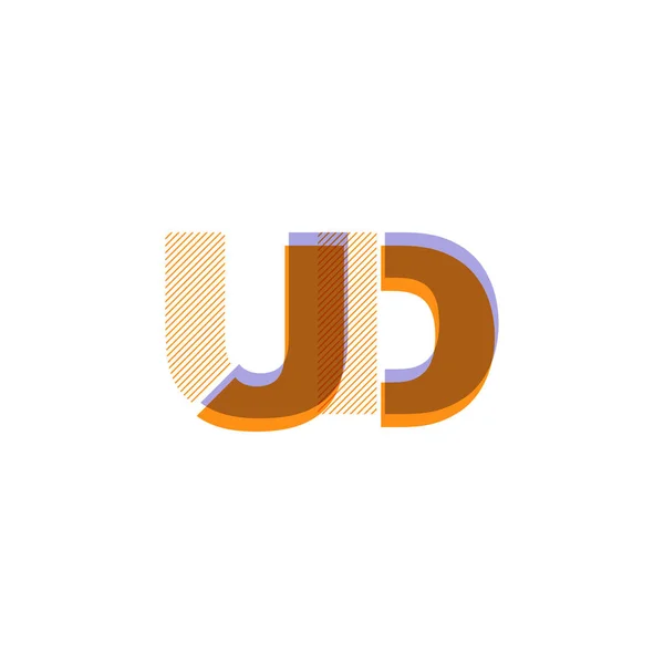 Γραμμή λογότυπο Ud — Διανυσματικό Αρχείο
