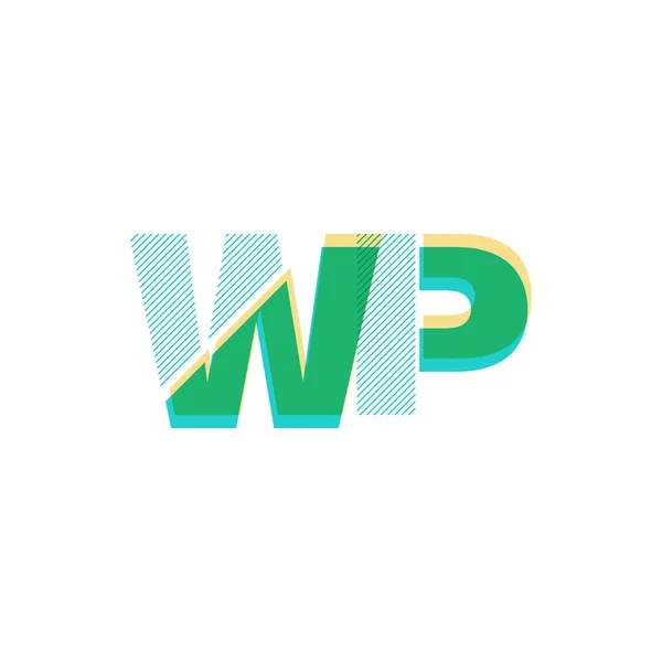 Wpc Лінія Логотипу Векторні Ілюстрації — стоковий вектор