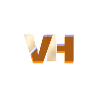 VH satır logo vektör çizim