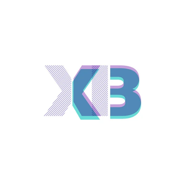 线条徽标 Xb — 图库矢量图片