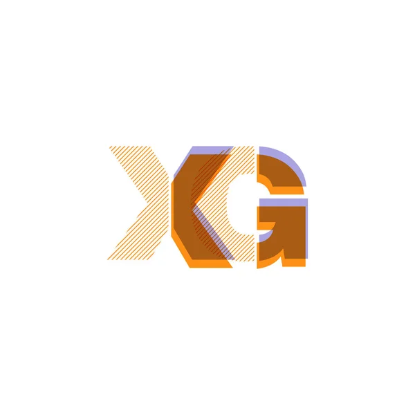 Логотип для лінії Xg — стоковий вектор