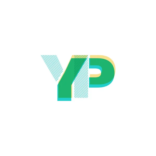 Letras Linha Logotipo Vetor Ilustração — Vetor de Stock
