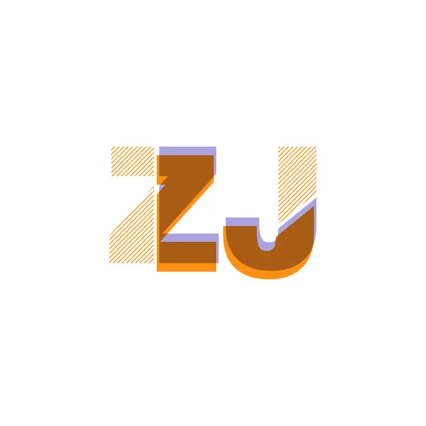 Buchstaben Linie Logo Vektor Illustration — Stockvektor