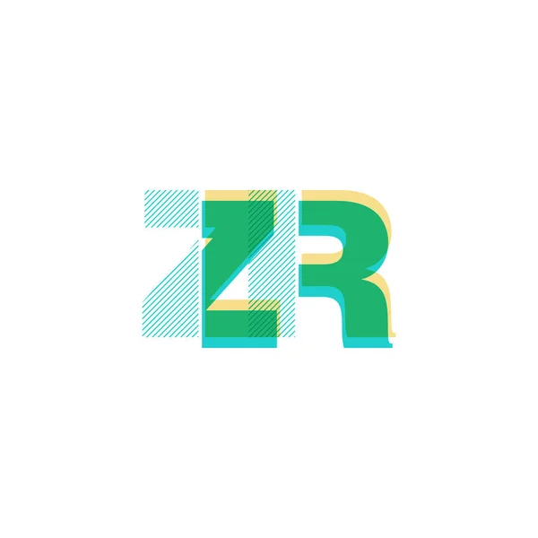 Lettres Ligne Business Logo Template — Image vectorielle
