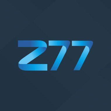 ortak mektup logo Z 77 vektör çizim