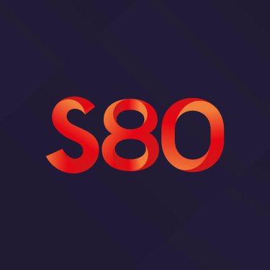 ortak mektup logo s 80 vektör çizim