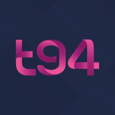 ortak mektup logo vektör çizim