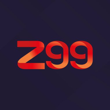 ortak mektup logo Z 99 vektör çizim