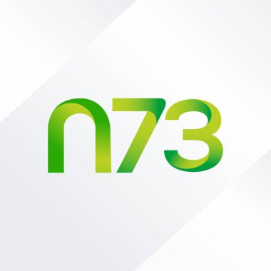 ortak mektup logo n 73 vektör çizim