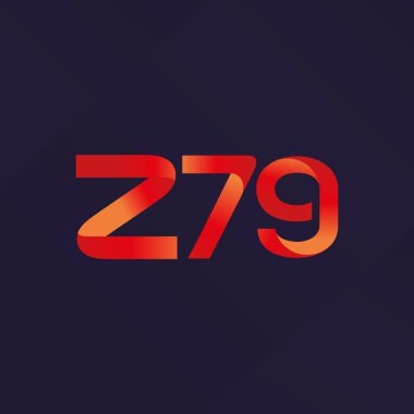 ortak mektup logo Z 79 vektör çizim