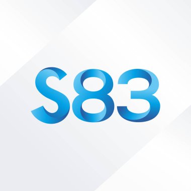 ortak mektup logo s 83 vektör çizim