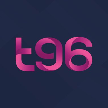 ortak mektup logo vektör çizim