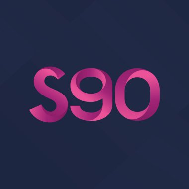 ortak mektup logo vektör çizim