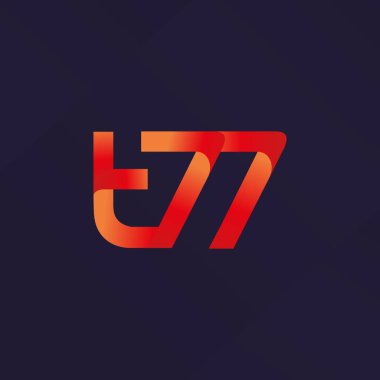 ortak mektup logo vektör çizim