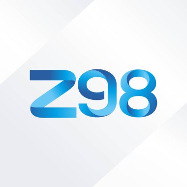 ortak mektup logo Z98 vektör çizim