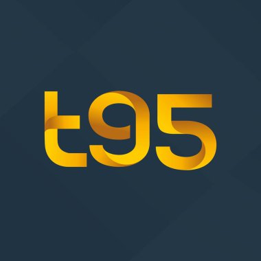 ortak mektup logo vektör çizim