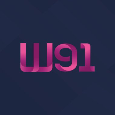 ortak mektup logo, vektör çizim