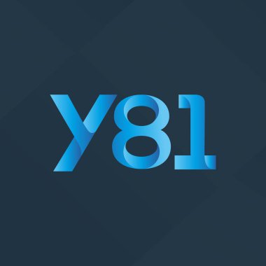 ortak mektup logo Y81 vektör çizim