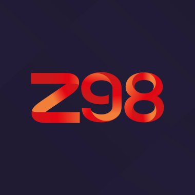 ortak mektup logo Z98 vektör çizim
