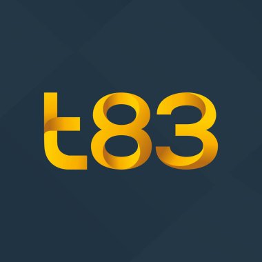 ortak mektup logo vektör çizim