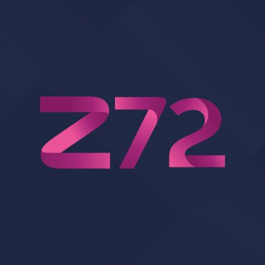 ortak mektup logo z72 vektör çizim