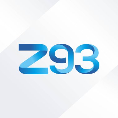 ortak mektup logo z93 vektör çizim