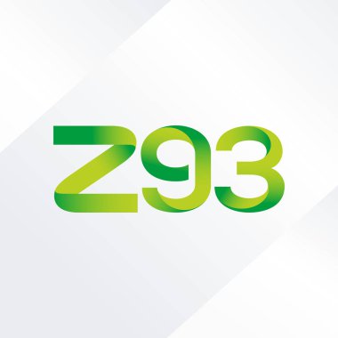 ortak mektup logo z93 vektör çizim