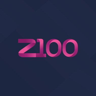 ortak mektup logo Z100 vektör çizim