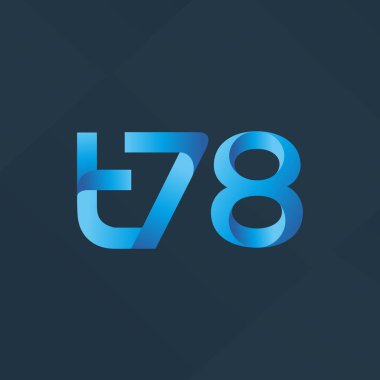 ortak mektup logo vektör çizim