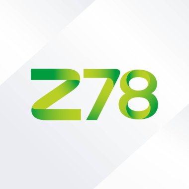 ortak mektup logo Z 78 vektör çizim