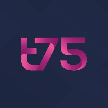 ortak mektup logo vektör çizim