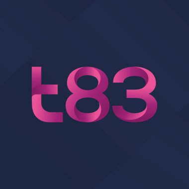 ortak mektup logo vektör çizim