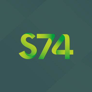 ortak mektup logo s 74 vektör çizim