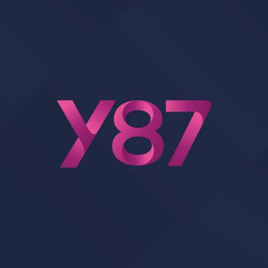 ortak mektup logo Y 87 vektör çizim