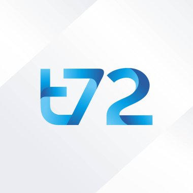 ortak mektup logo t 72 vektör çizim