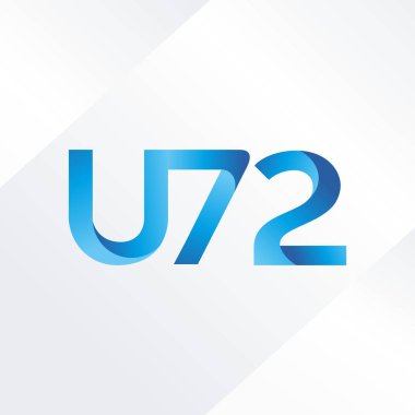  ortak mektup logo U72 vektör çizim